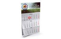 2023 3-Monatskalender mit Datumsweiser