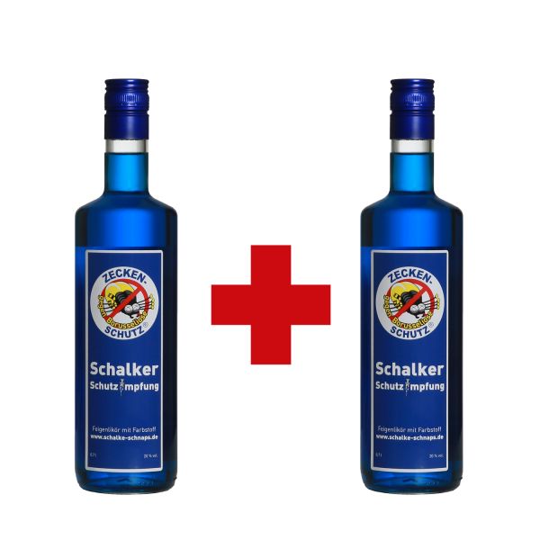 Doppeldröhnung 2 x 0,7 l Flasche "Zeckenschutz gegen Borusseliose"