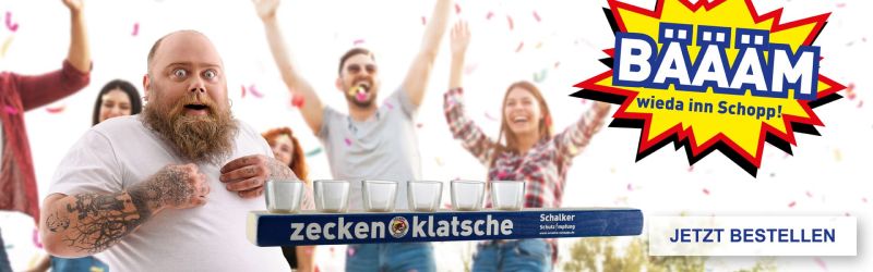 Schalke-Schnaps Zeckenklatsche