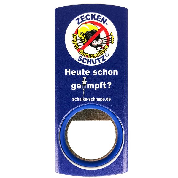 Schalke-Schnaps "Flaschenöffner" mit DAB-Allergie