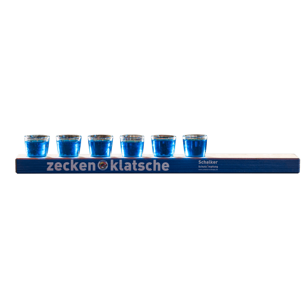Schalke-Schnaps Zeckenklatsche