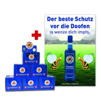 Schalke-Schnaps Kumpelbox "Zeckenschutz gegen Borusseliose"